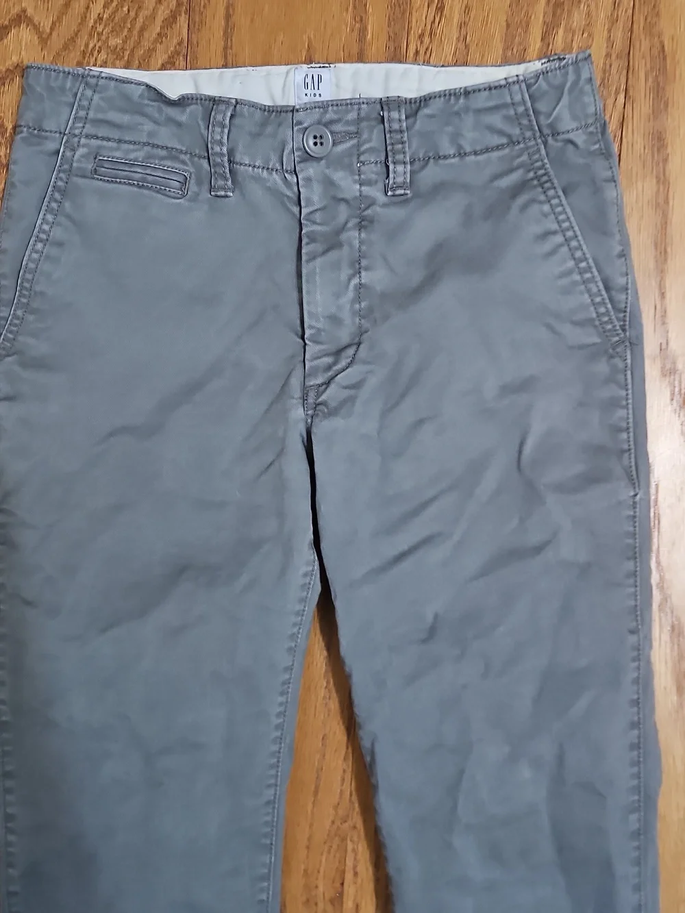 Gap Kids Boy straight fit gray pants size 12